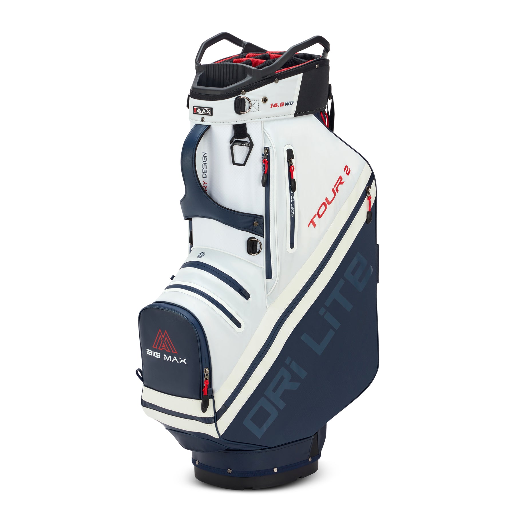 Big Max Dri Lite Tour 2 cartbag op de golfbaan