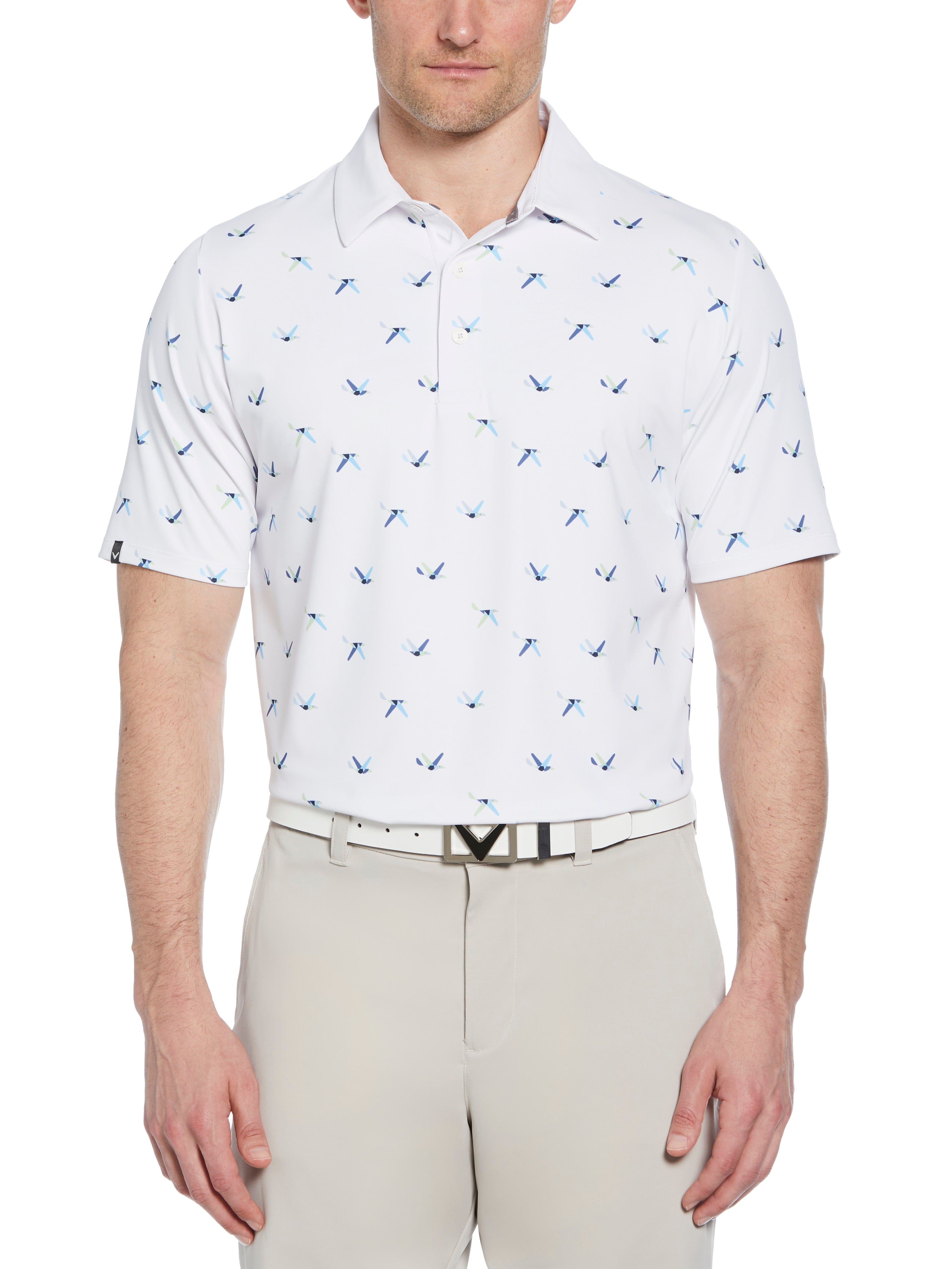 Callaway All Over Birdie Polo – all-over print detail