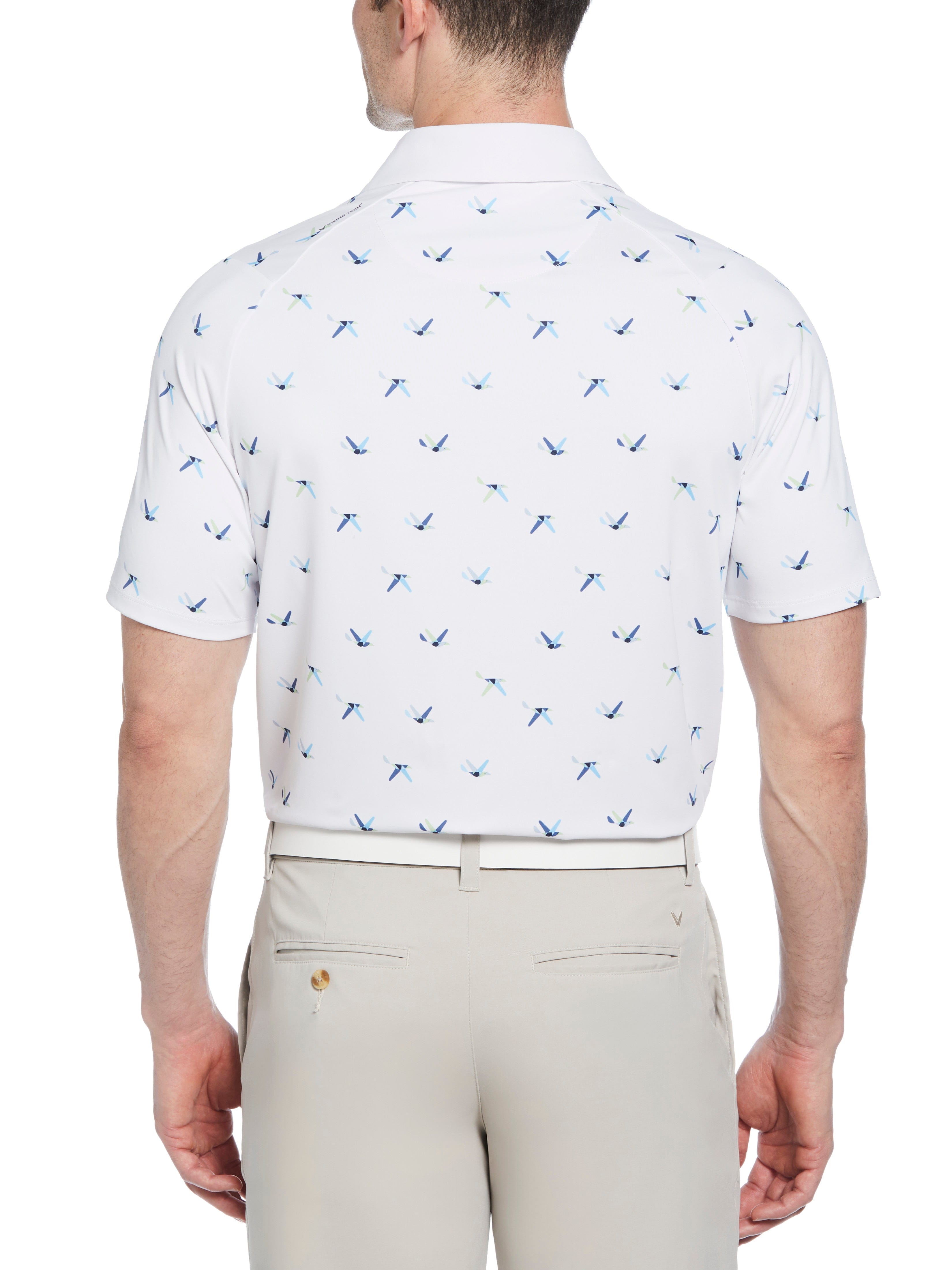 Callaway All Over Birdie Polo – Swing Tech detail