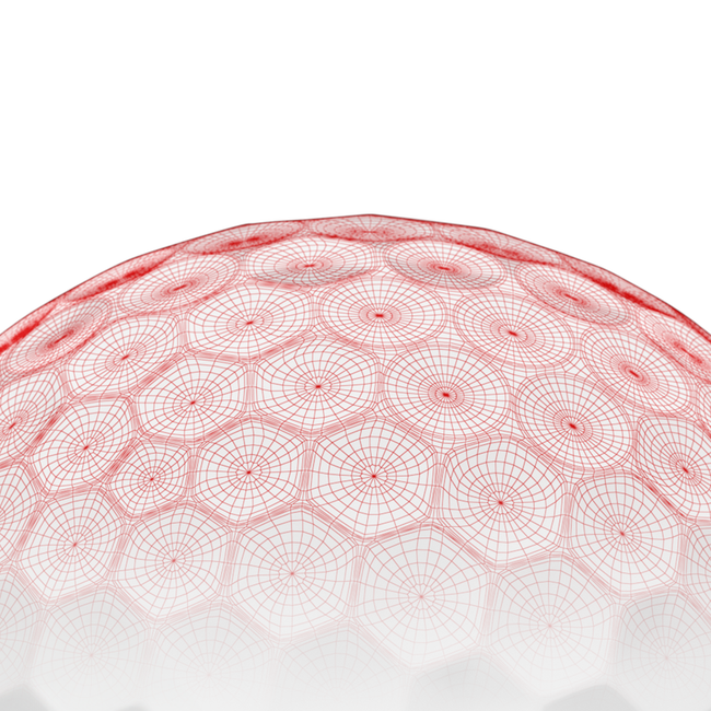 Callaway Chrome Tour X 2026 — Seamless Tour Aero dimple pattern