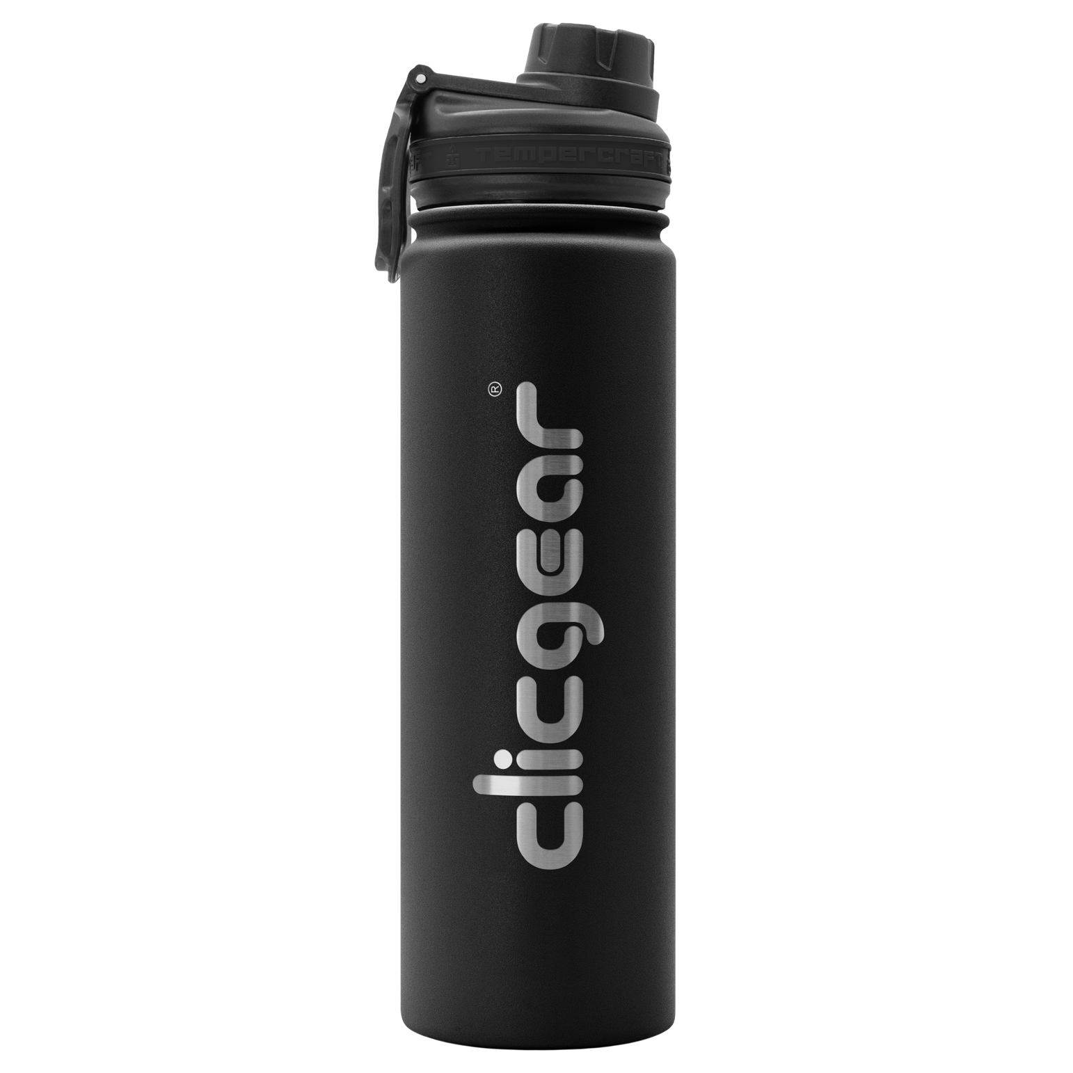 Clicgear Geïsoleerde 22oz Waterfles in Zwart