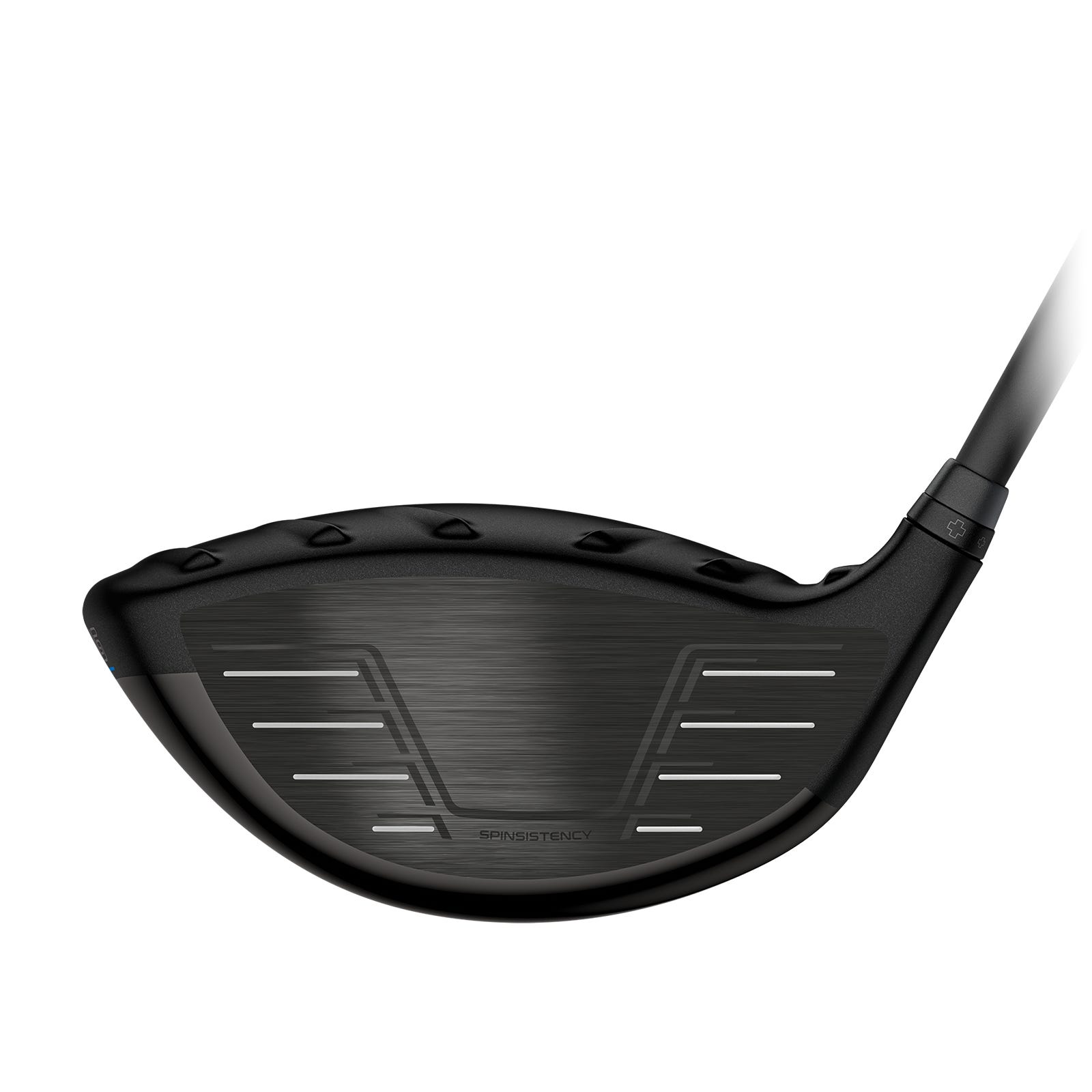 Face view of PING G440 K driver showing T9S+ forged face