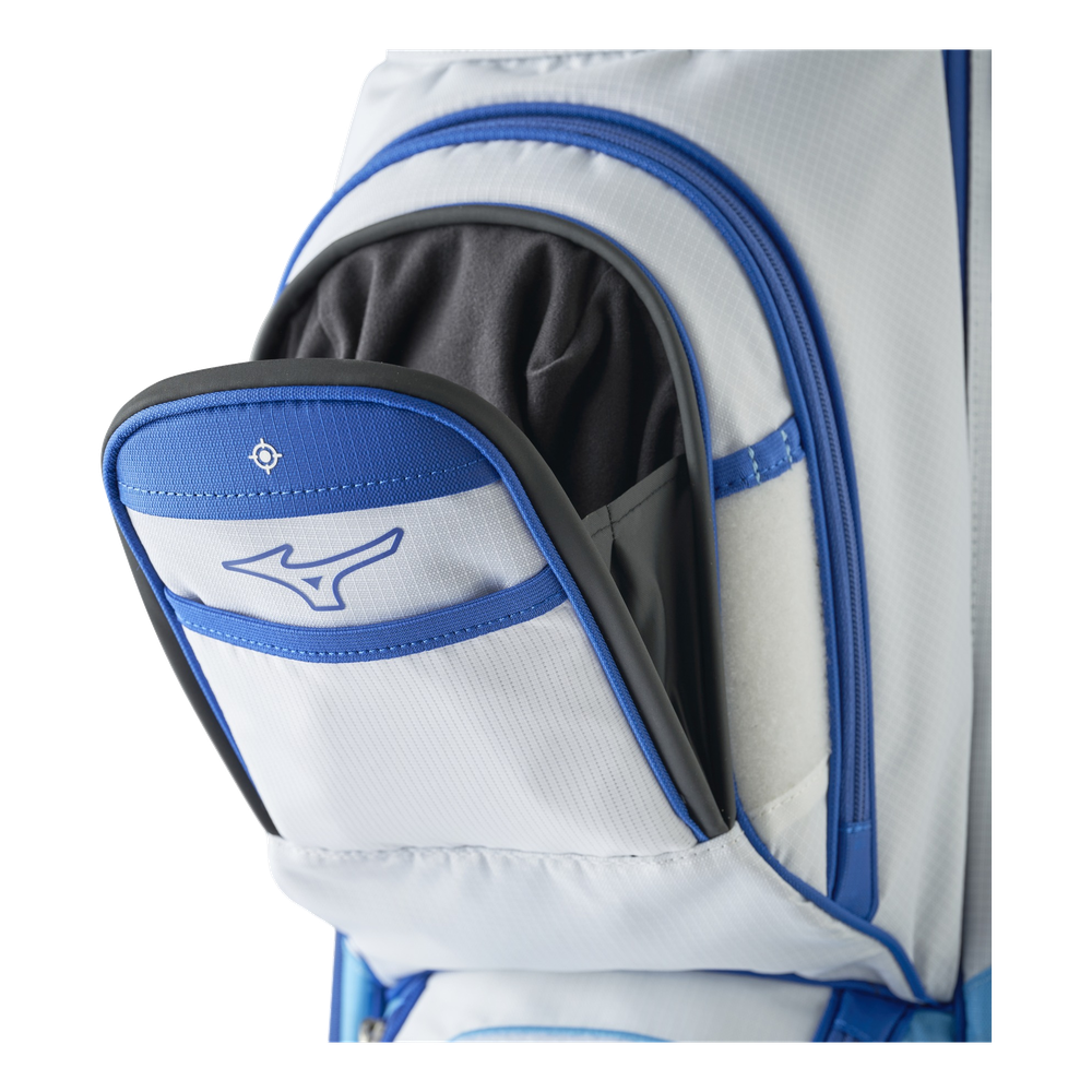 Mizuno BR-D4 Cart Bag Staff – met fleece gevoerd magnetisch vak