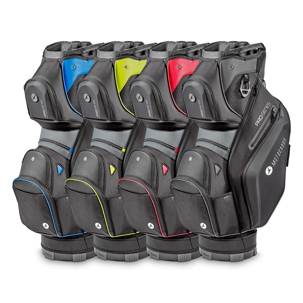Motocaddy Pro-Series Cart Bag 2025 – 14 full-length dividers and new bag top