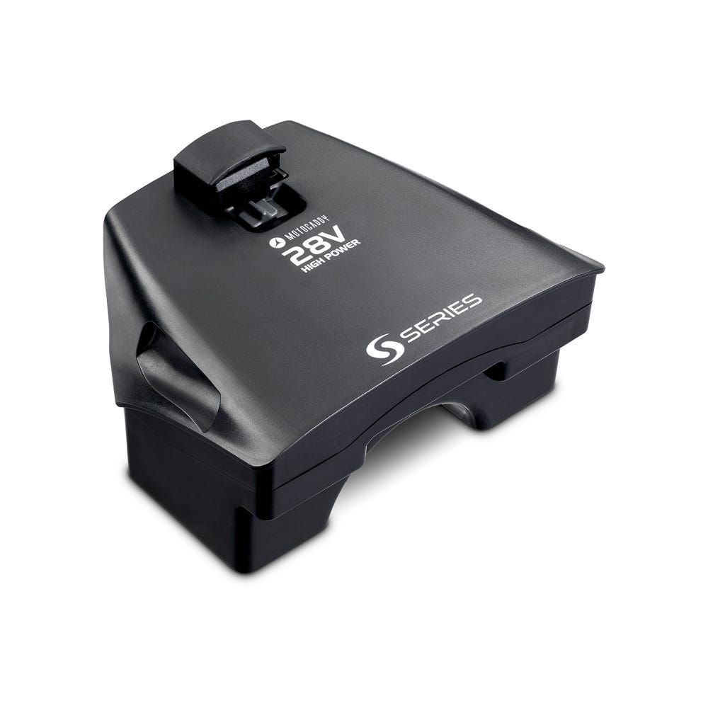 Motocaddy S-Series 28V Standard Lithium Battery front view