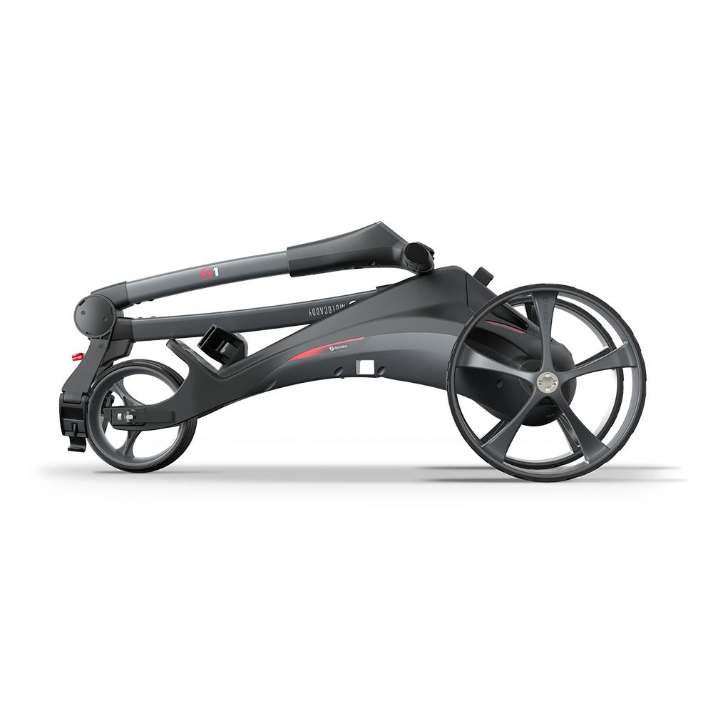 Motocaddy S1 DHC 2025 op de auto-industrie geïnspireerd design