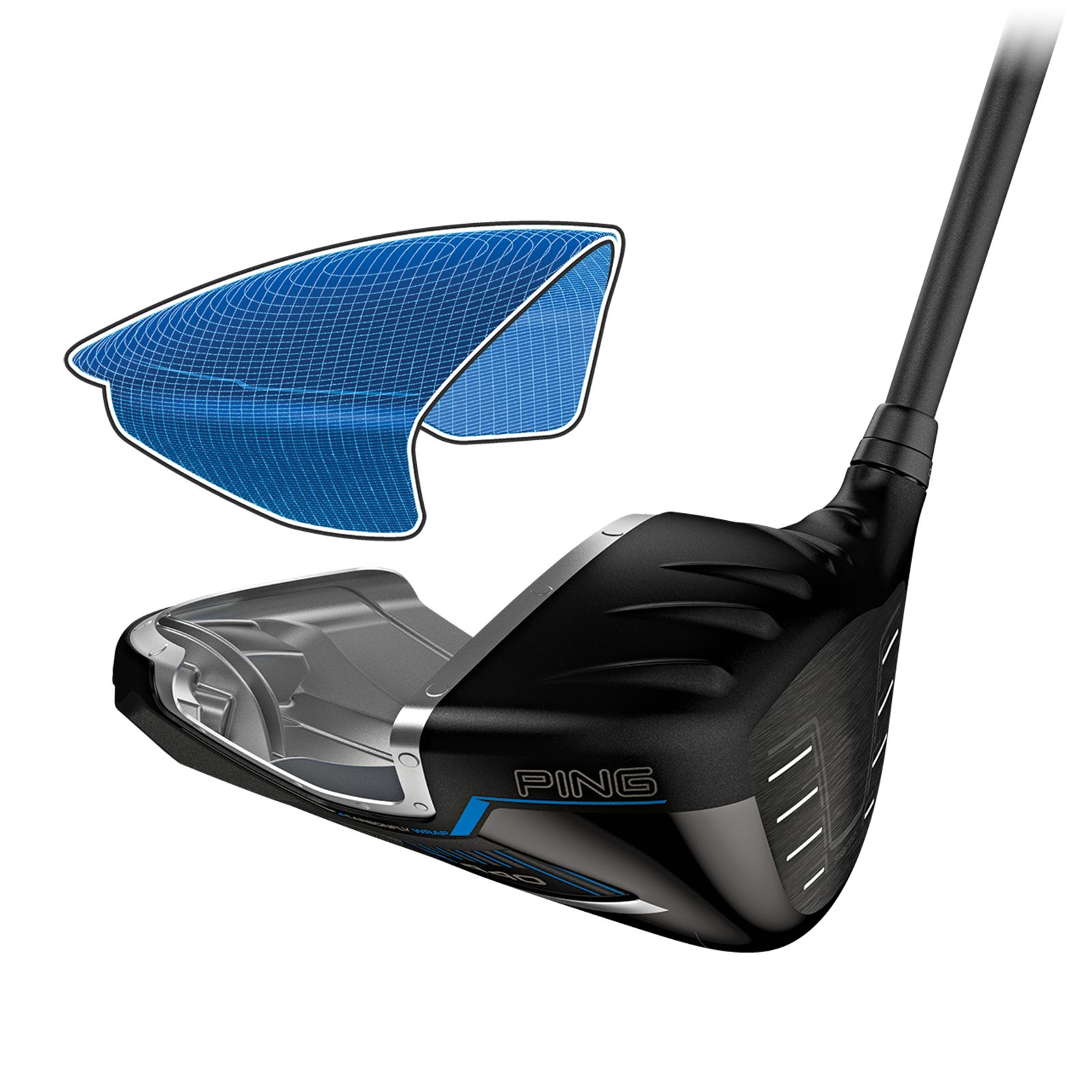 PING G440 Carbonfly Wrap crown illustration