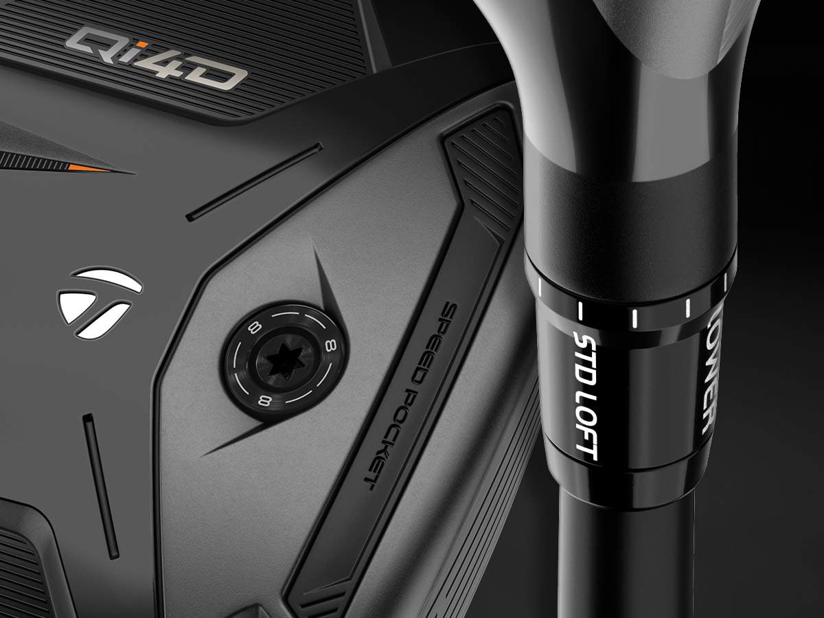 TaylorMade Qi4D Trajectory Adjustment System 4g gewicht en 4-graden loft sleeve