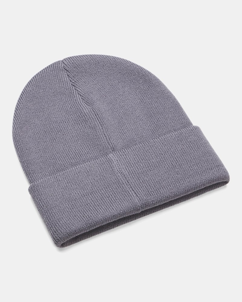 Under Armour Halftime Beanie – achteraanzicht, grijs