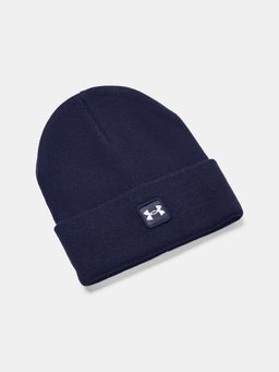 Under Armour Halftime Beanie in blauw, vooraanzicht