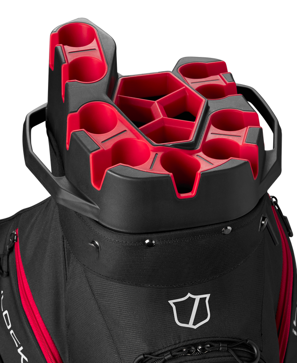 Wilson iLock Cartbag individuele clubvakken voor shaftbescherming