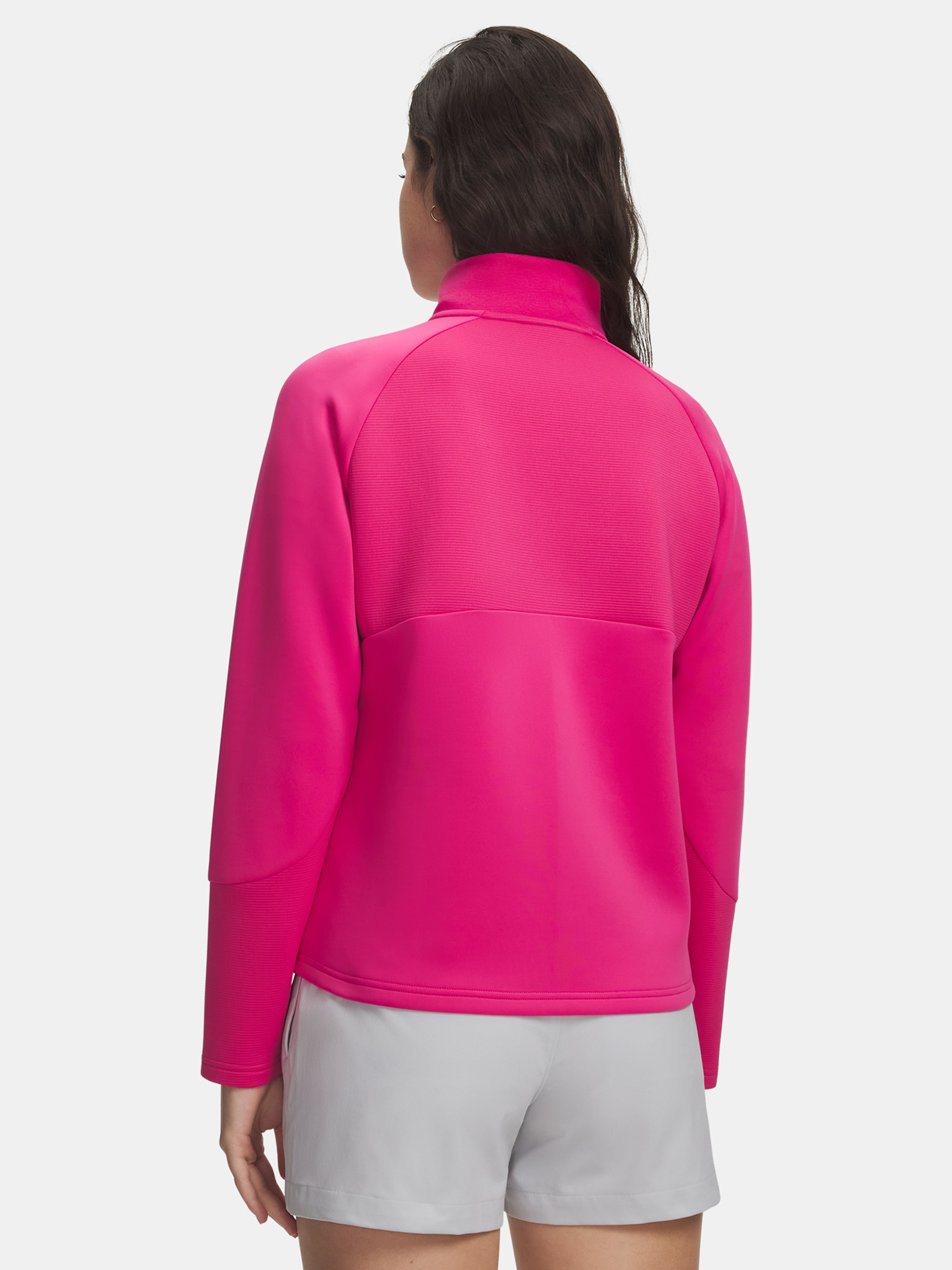 Under Armour UA Drive Midlayer 1/4 Zip damessweater – rug- en mouwdetail