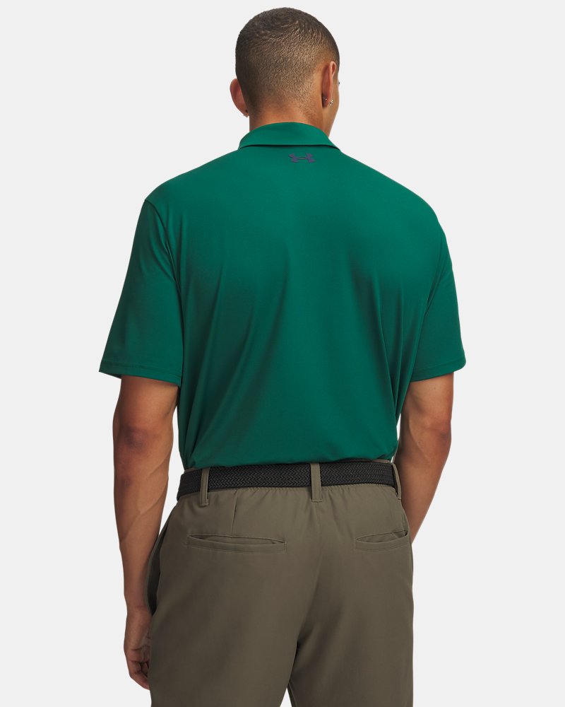Under Armour Matchplay Polo – Achteraanzicht, Campus Ivy / Academy