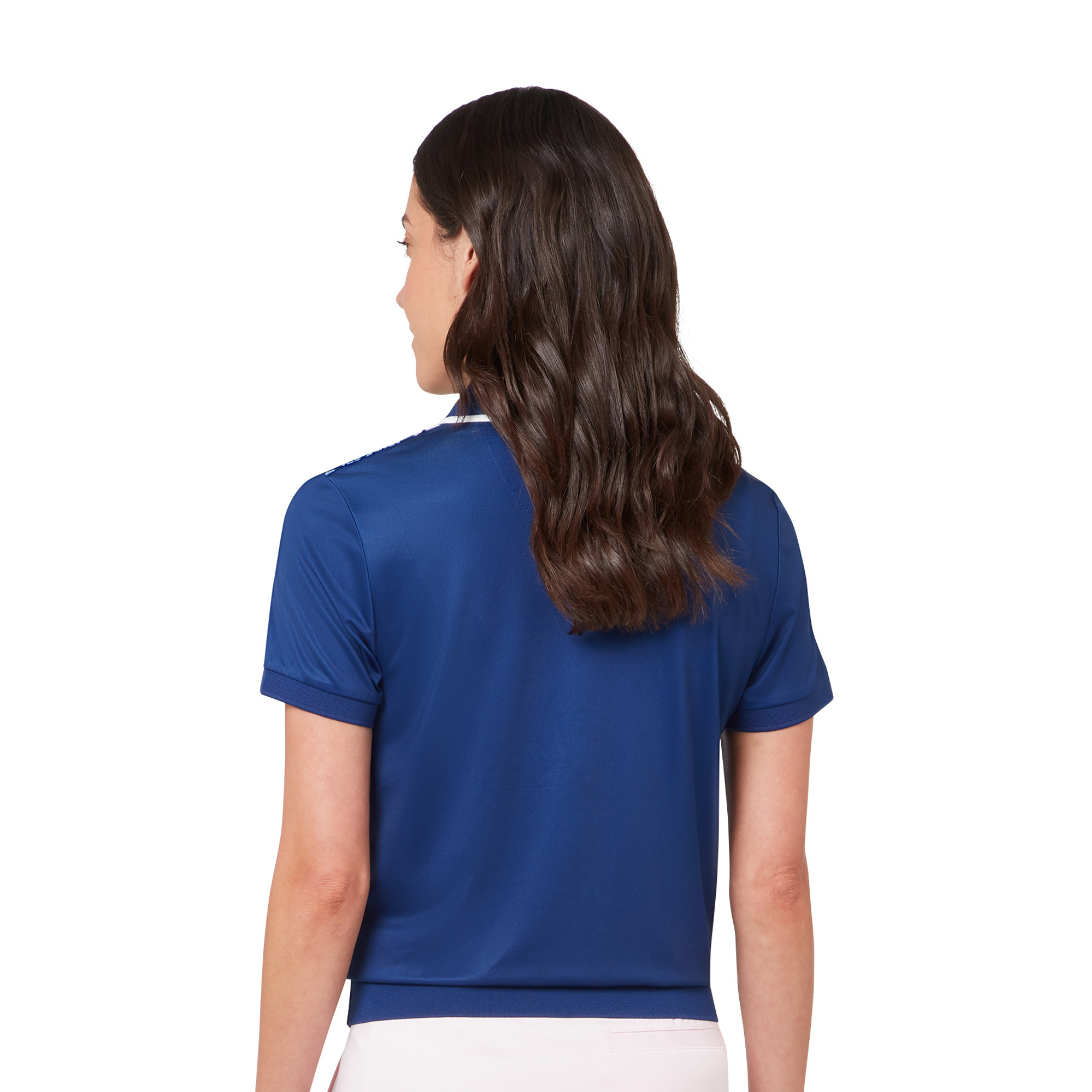 Callaway Floral Blossom Ladies Polo Blue Depths – detailweergave