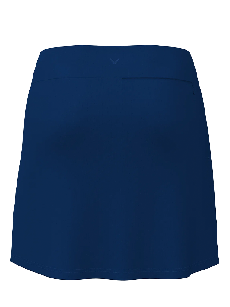 Callaway Floral Printed Wrap Skort Blue Depths – zijaanzicht met wikkelontwerp