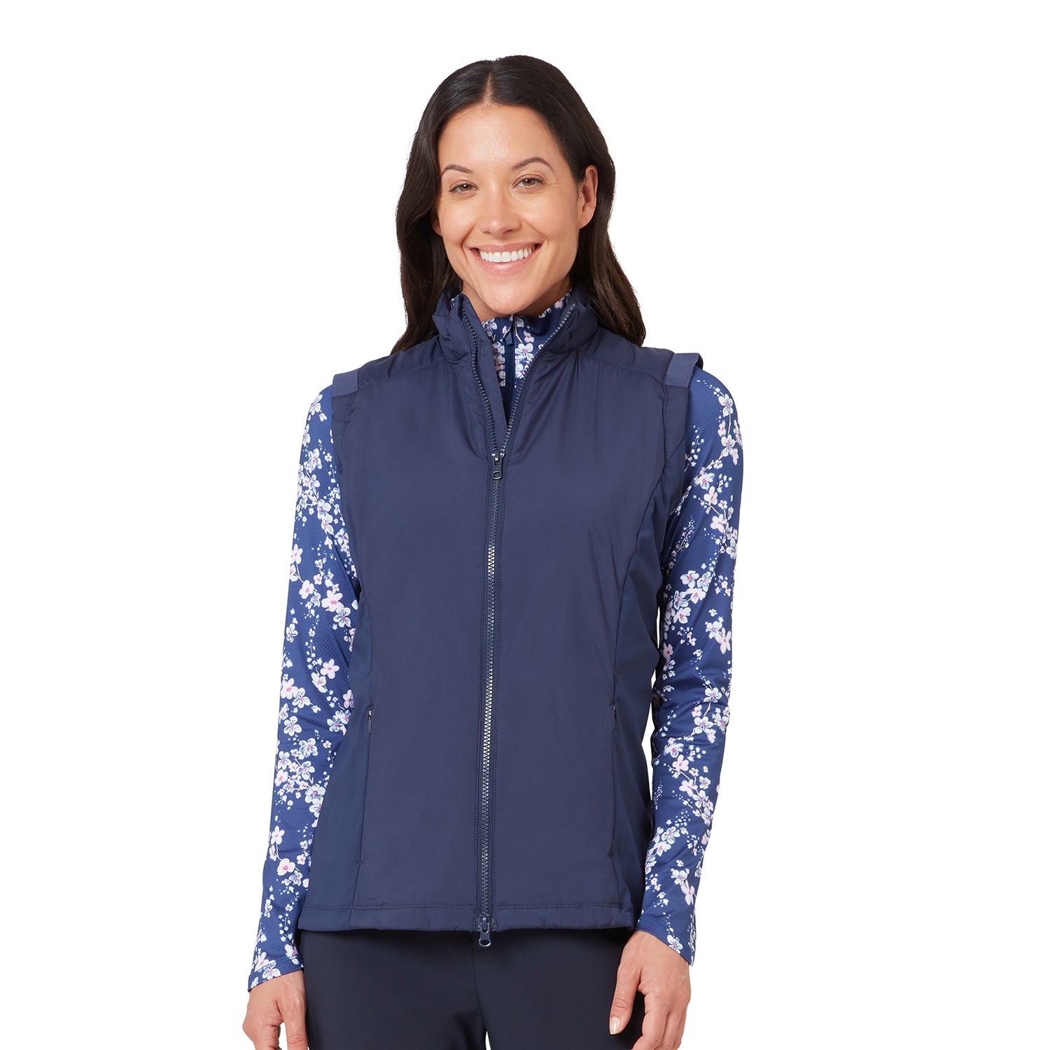 Callaway Ladies Lichtgewicht Primaloft Gilet Peacoat — vooraanzicht