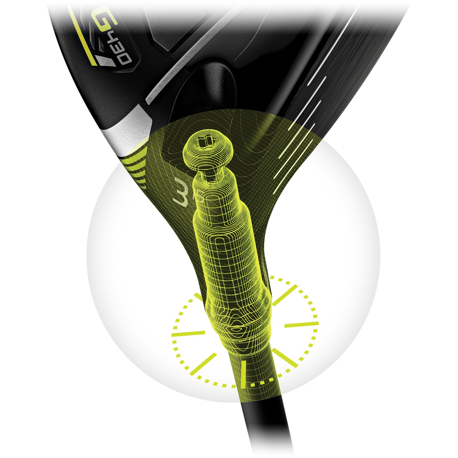 G430 MAX Trajectory Tuning 2.0 hosel illustration