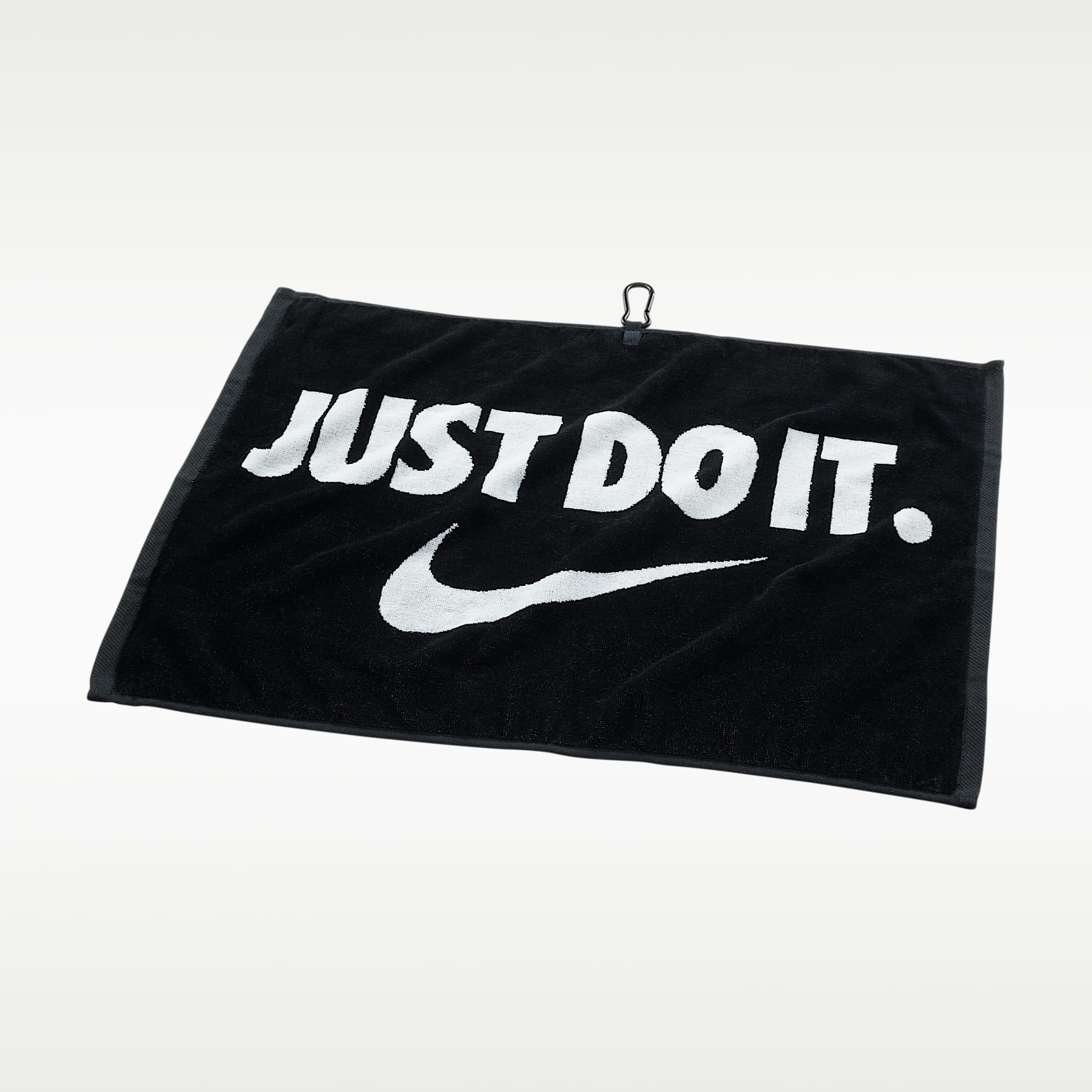 Nike Performance Golfhanddoek met karabijnhaakclip voor bevestiging aan golftas
