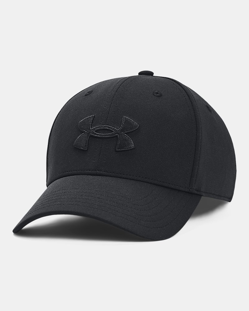 Under Armour Blitzing Low cap - vooraanzicht, zwart