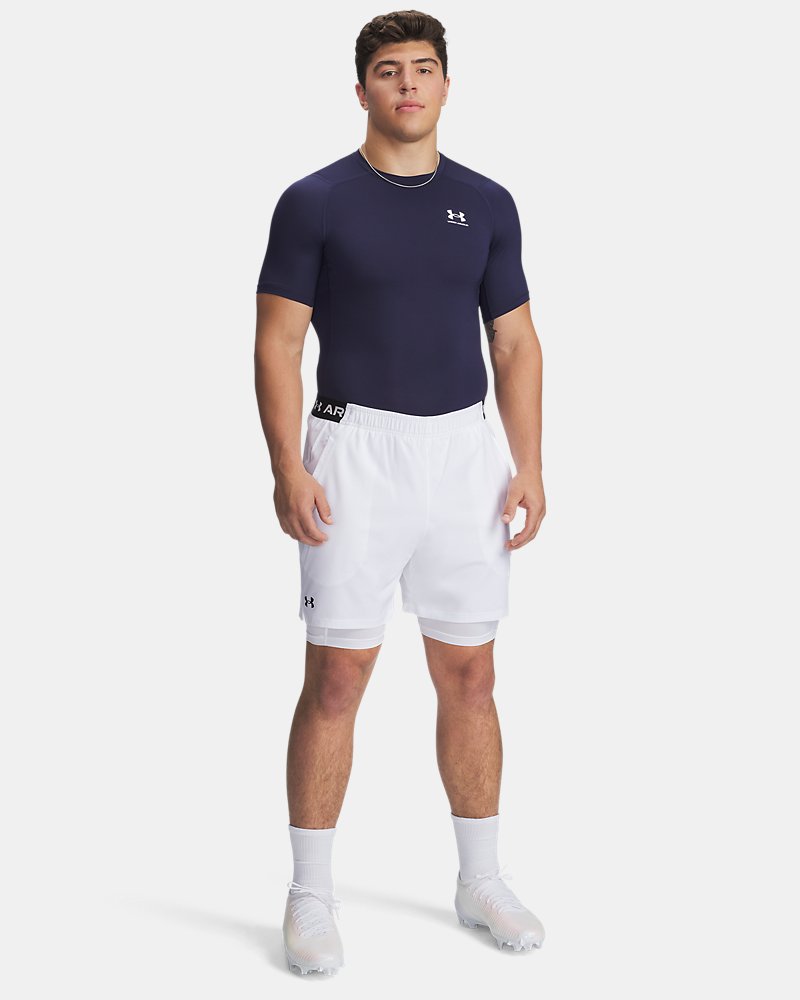 Under Armour HeatGear Compressietop – Zijaanzicht met raglanmouw