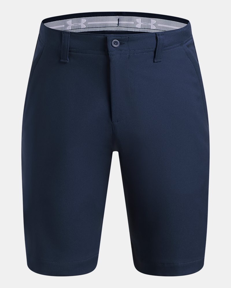 Under Armour Matchplay Jongensshorts Blauw – vooraanzicht