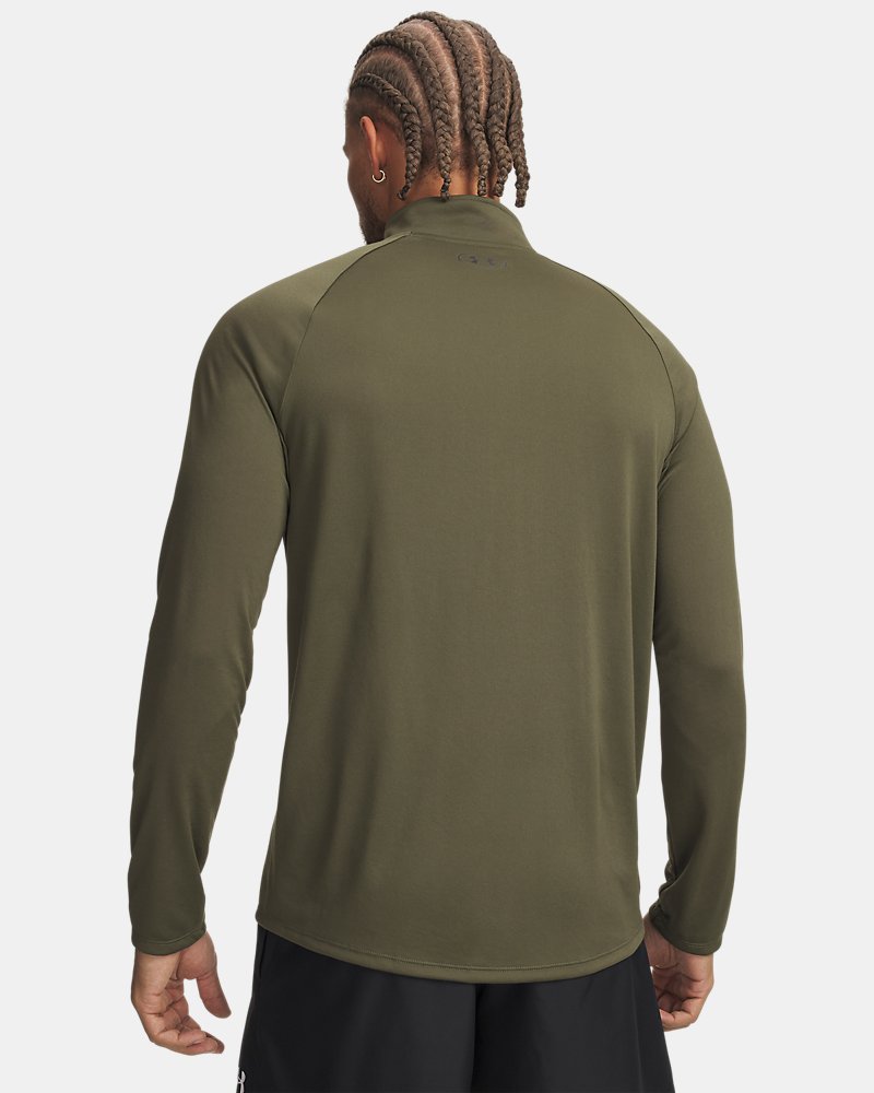 Under Armour UA Tech Half Zip Long Sleeve – Groen, achteraanzicht