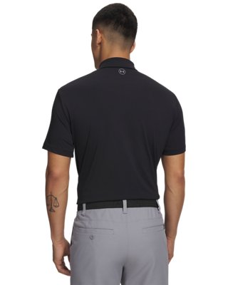 UA ArmourDry polo achterkant met UPF 50+ zonbescherming