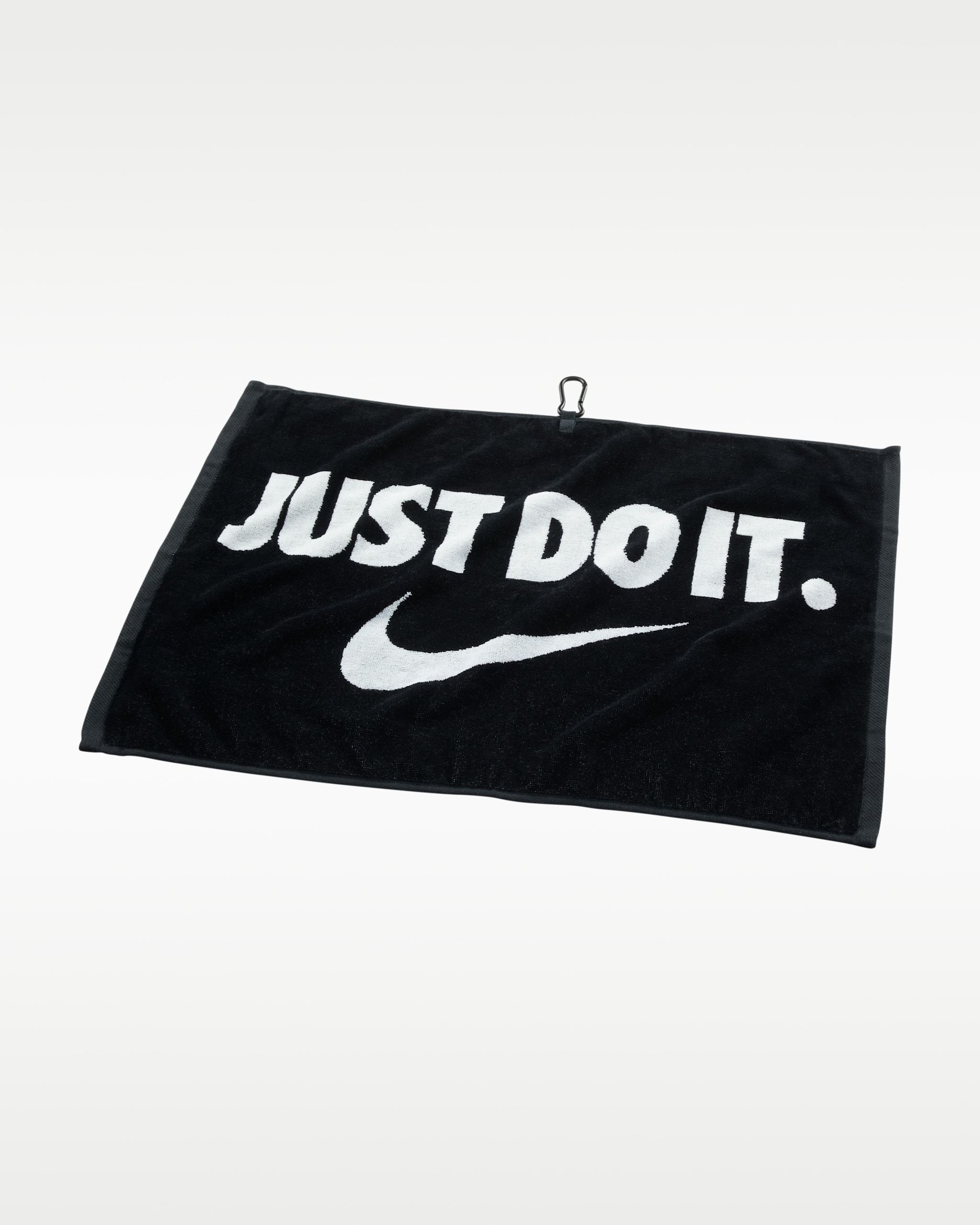Nike Performance Golfhanddoek met zachte badstof – Zwart/Wit