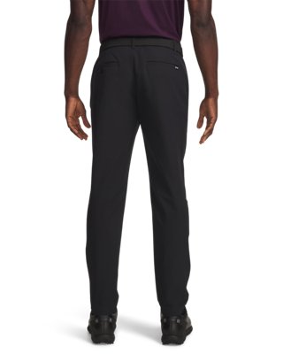 Under Armour UA Matchplay Tapered Pants – achterzijde, zwart/wit