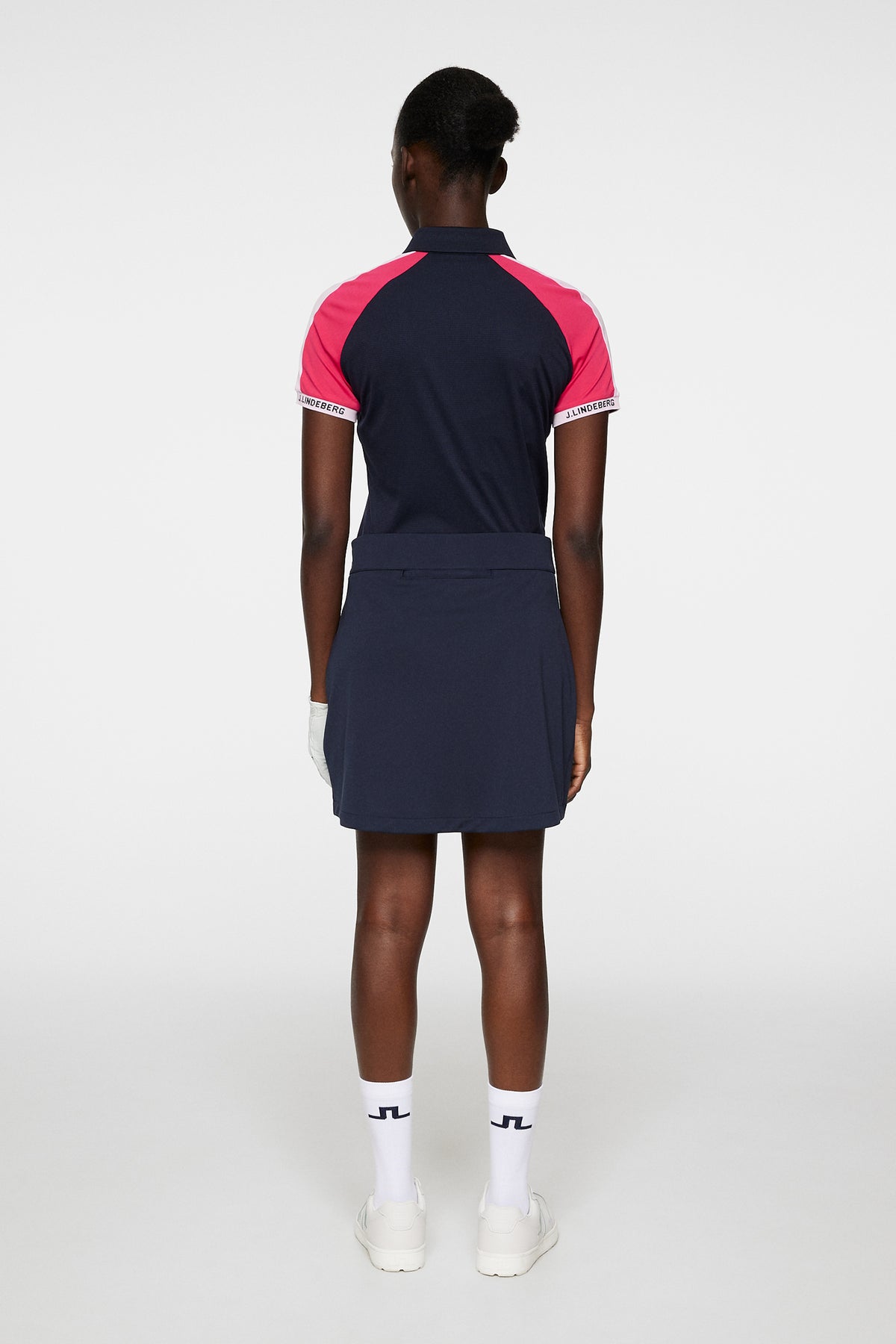 J.Lindeberg Thea Golfrok JL Navy - volledig beeld