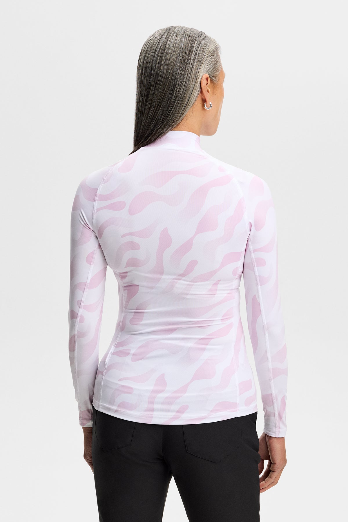 J.Lindeberg Ella Print Compression Top – vochtafvoerend detail