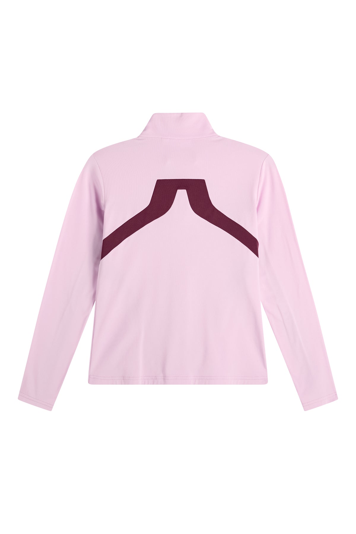 J.Lindeberg Janice Mid Layer Orchid Bouquet – achteraanzicht met contrast Bridge detail