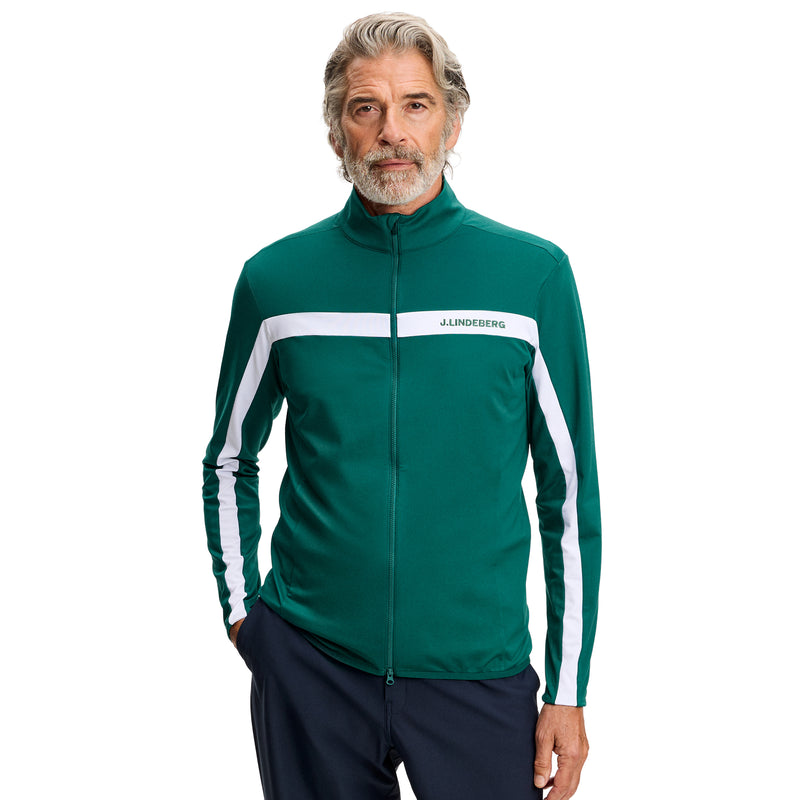 J.Lindeberg Jarvis Mid Layer Jacket Forest Biome – vooraanzicht
