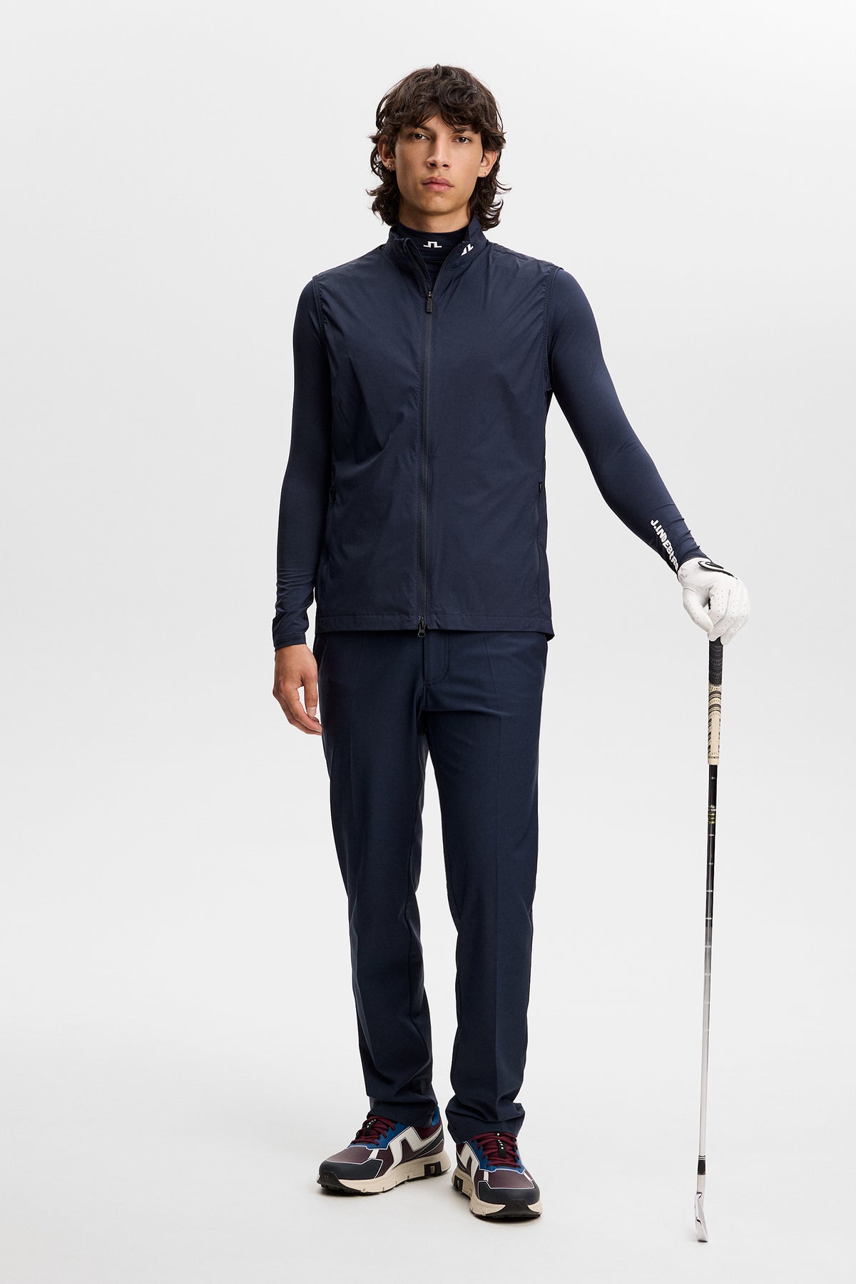 J.Lindeberg Tour Tech Packable Vest JL Navy – swing mobiliteit stretch