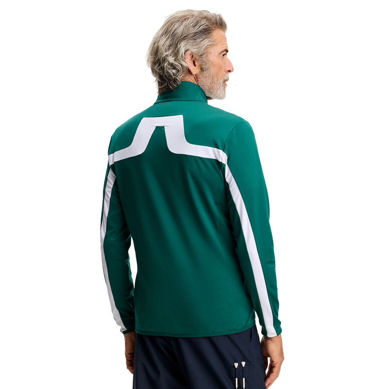 J.Lindeberg Jarvis Mid Layer Jacket Forest Biome – zij- en achterdetail